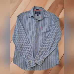 Abercrombie and fitch Men's Moose Logo Muscle Long Sleeve Shirt Size L